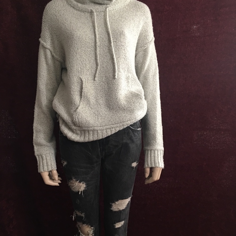 Knitted fall cozy turtleneck sweater